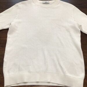Mango (MNG) white pull over sweater. Size S excellent shape